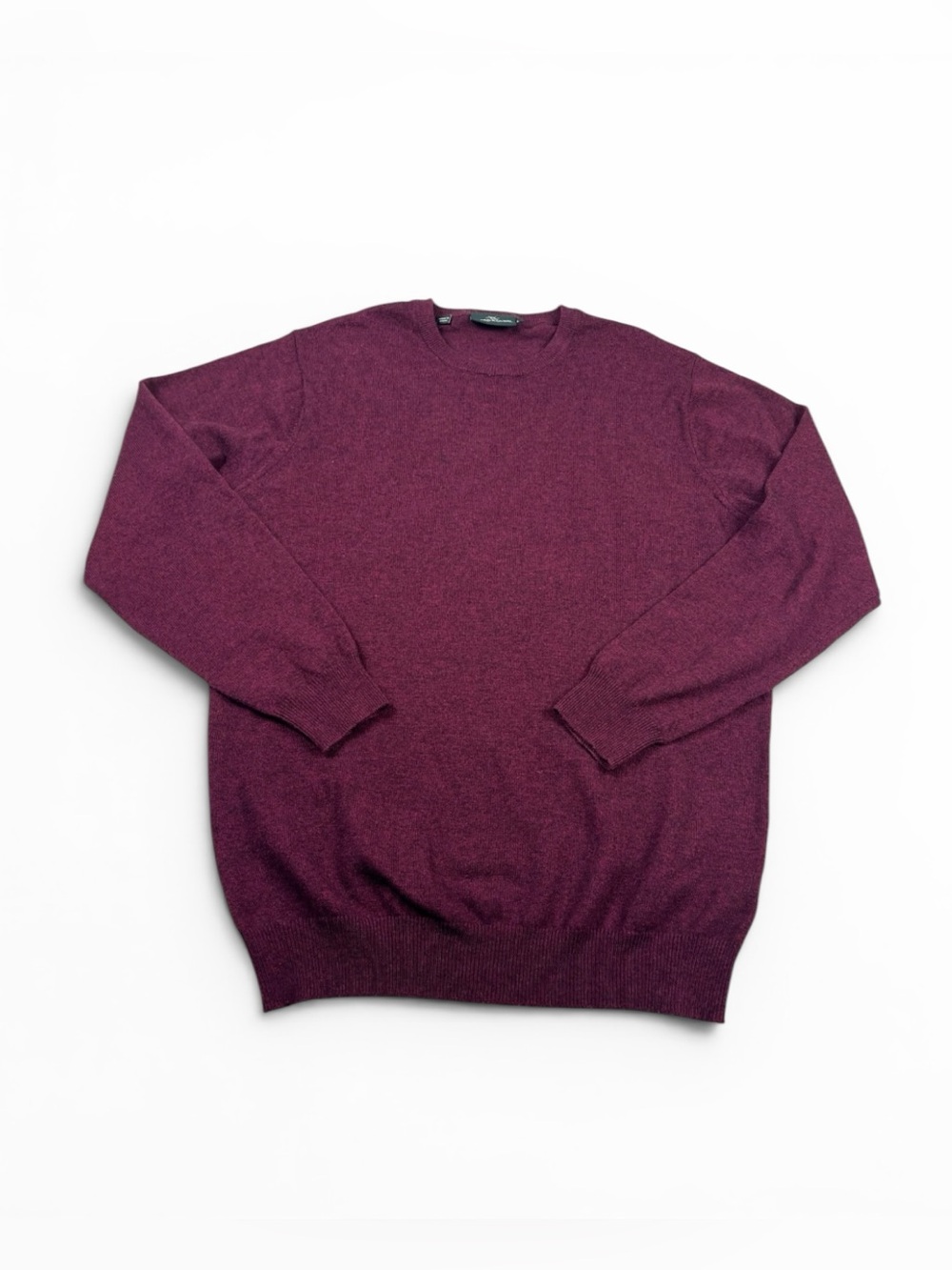 Rodd & Gunn Mens Wool Sweater Burgundy Classic Preppy Layering Knit Pullover L